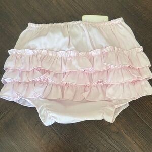 NWT Petit Ami Pink Ruffled Baby Bloomers 2T